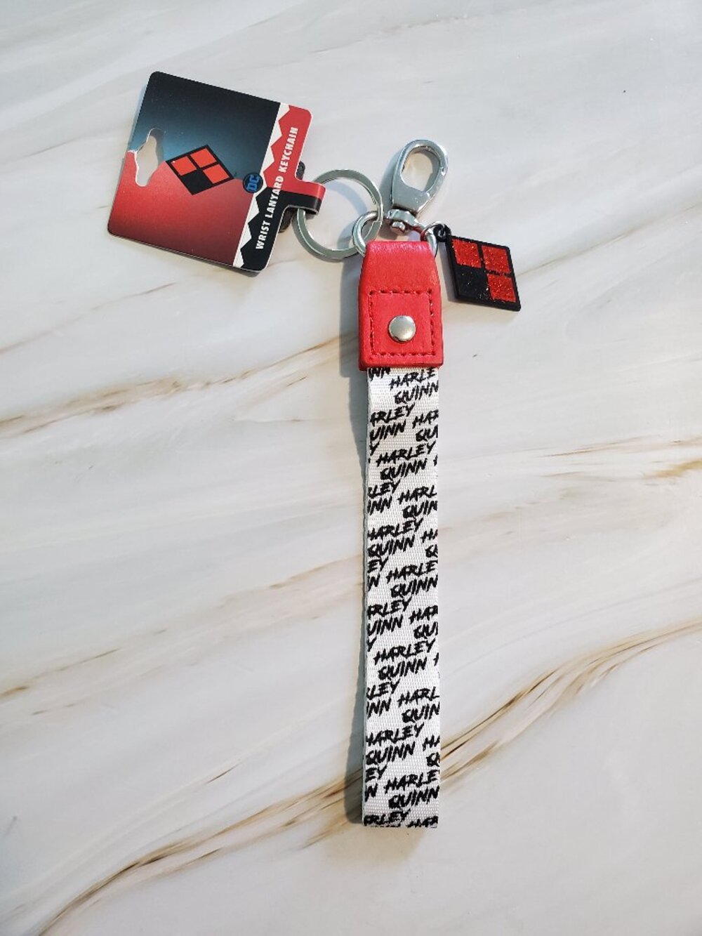 DC Harley Quinn Keychain Wrist Strap